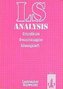 Lambacher-Schweizer. 11. und 12. Schuljahr. Lösungsheft Analysis Grundkurs. Allgemeine Ausgabe