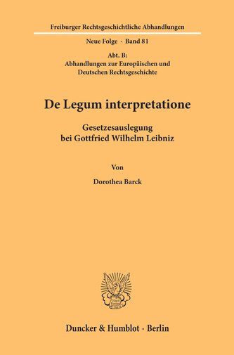 De Legum interpretatione.