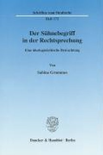 Der Sühnebegriff in der Rechtsprechung