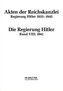 Regierung Hitler. Band VIII: 1941