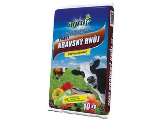 Hnojivo organické AGRO PRAVÝ KRAVSKÝ HNŮJ 10 kg