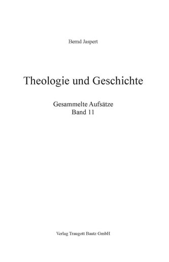 Theologie und Geschichte