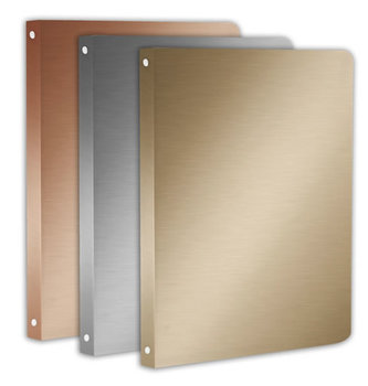 Pořadač A4 4kr. Metallic stříbrná