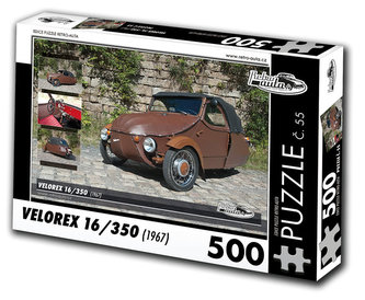 Retro auta Puzzle č. 55 - VELOREX 16/350 (1967) - 500 dílků