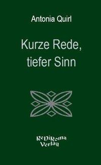Kurze Rede, tiefer Sinn