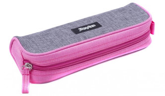 Etue OXYBAG velká šedo-růžová svítivá