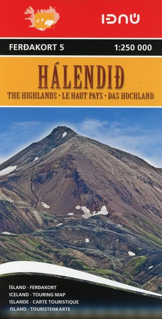 Iceland Highlands 5   1 : 250 000 Touring Map