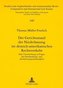 Der Gerichtsstand der Niederlassung im deutsch-amerikanischen Rechtsverkehr