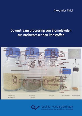 Downstream processing von Biomolekülen aus nachwachsenden Rohstoffen