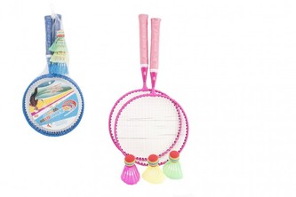 Badminton sada dětská kov/plast 2 pálky