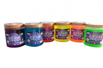 Sliz - hmota třpytivá 500g v plastové dóze 8,5x10cm