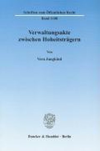 Verwaltungsakte zwischen Hoheitsträgern