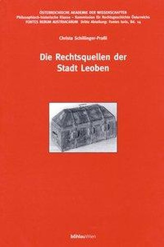 Die Rechtsquellen der Stadt Leoben