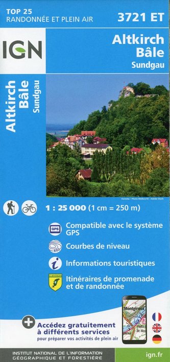 Altkirch.Bâle.Sundgau 1:25 000