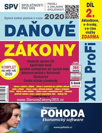 Daňové zákony 2020 XXL ProFi (Díl II.) - doplňkový titul k I. dílu s dalšími zákony