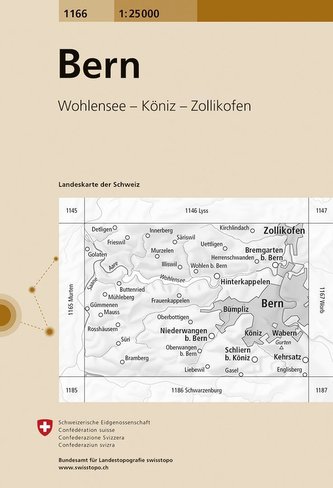 Swisstopo 1 : 25 000 Bern