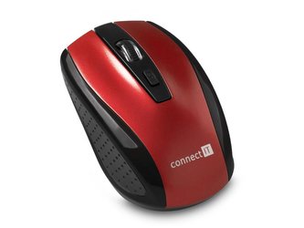 Myš bezdrátová CONNECT IT CI-1224 červená