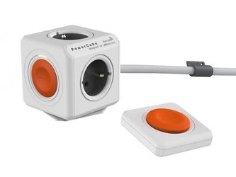Zásuvka POWERCUBE EXTENDED REMOTE SET s kabelem 1.5m WHITE