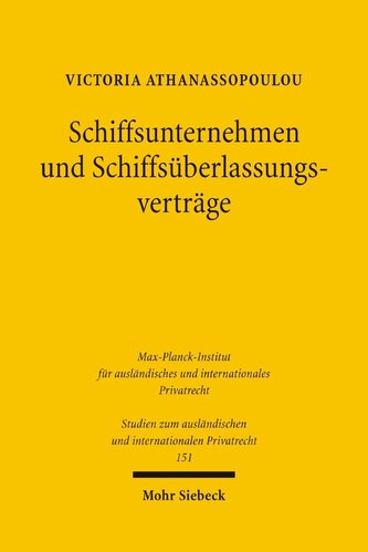 Schiffsunternehmen und Schiffsüberlassungsverträge