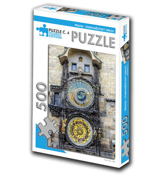 Puzzle č. 4 - Praha - Staroměstský orloj - 500 dílků