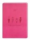 Terminplaner Lederlook A6 Pink 2021