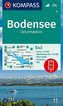 KOMPASS Wanderkarte Bodensee Gesamtgebiet