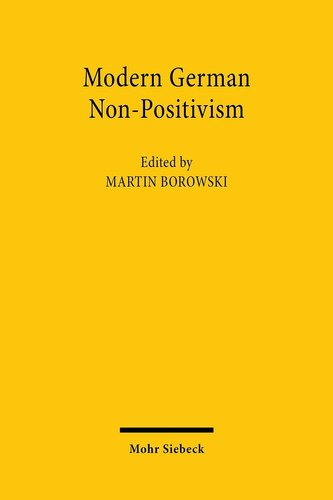 Modern German Non-Positivism