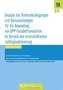 Analyse der Rahmenbedingungen und Voraussetzungen für die Anwendung von ÖPP-Geschäftsmodellen im Bereich der innerstädtischen Li