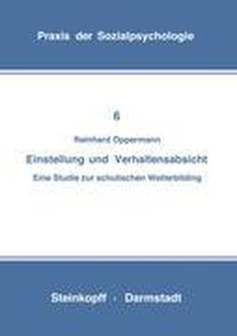 Einstellung und Verhaltensabsicht