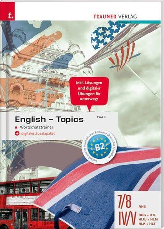 English Topics - Wortschatztrainer + digitales Zusatzpaket