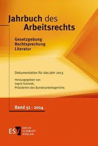 Jahrbuch des Arbeitsrechts. Bd 51