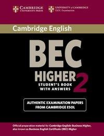 Cambridge BEC Higher 2. Students Book with answers