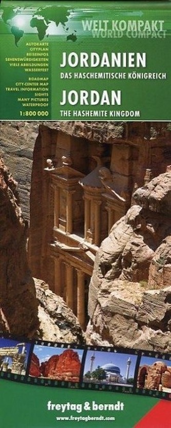 Jordanien, Jordan/Jordánsko 1:800T/automapa