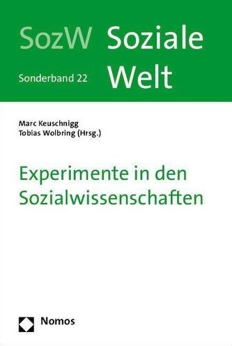 Experimente in den Sozialwissenschaften