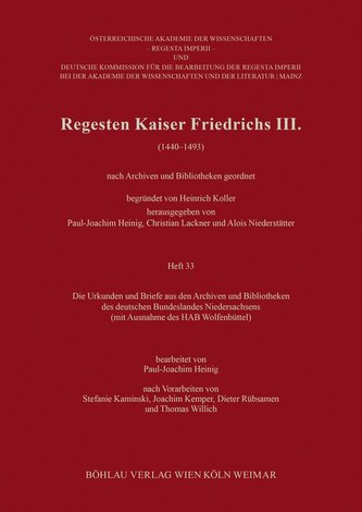 Regesten Kaiser Friedrichs III. (1440-1493)