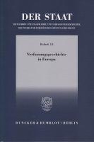 Der Staat. Verfassungsgeschichte in Europa