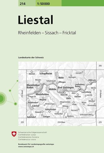 Swisstopo 1 : 50 000 Liestal