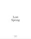 Lost Spring