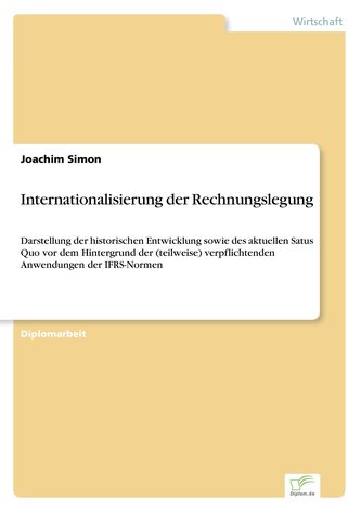 Internationalisierung der Rechnungslegung