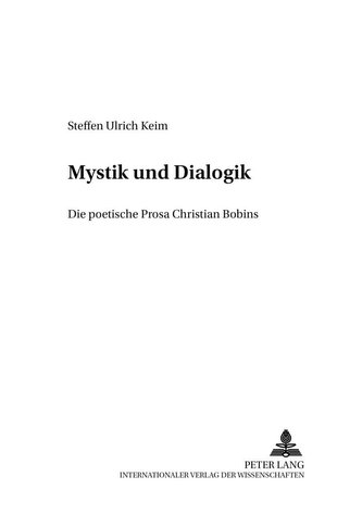Zwischen Mystik und Dialogik