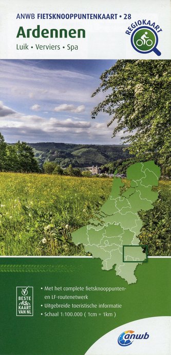 Ardennen (Luik / Verviers / Spa) 1:100 000