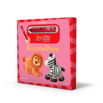 Tipp-drauf-LÜK. Bilderbuch Kuscheltiere + Stift