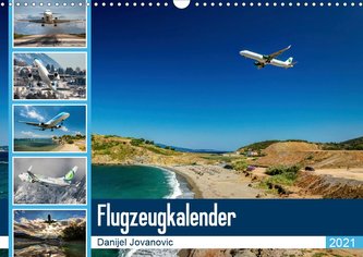 Flugzeugkalender 2021AT-Version  (Wandkalender 2021 DIN A3 quer)
