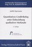 Quantitatives Credit-Rating unter Einbeziehung qualitativer Merkmale