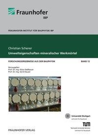 Umwelteigenschaften mineralischer Werkmörtel