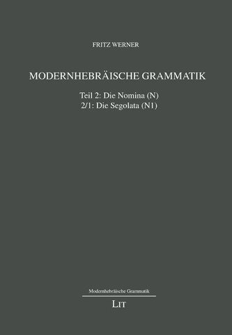 Modernhebräische Grammatik 2