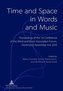 Time and Space in Words and Music