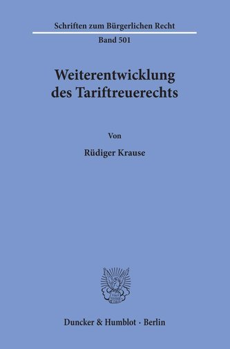 Weiterentwicklung des Tariftreuerechts