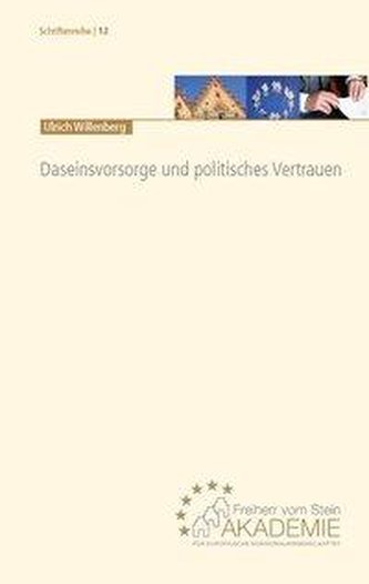 Daseinsvorsorge und politisches Vertrauen
