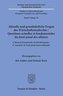 Aktuelle und grundsätzliche Fragen des Wirtschaftsstrafrechts / Questions actuelles et fondamentales du droit pénal des affaires
